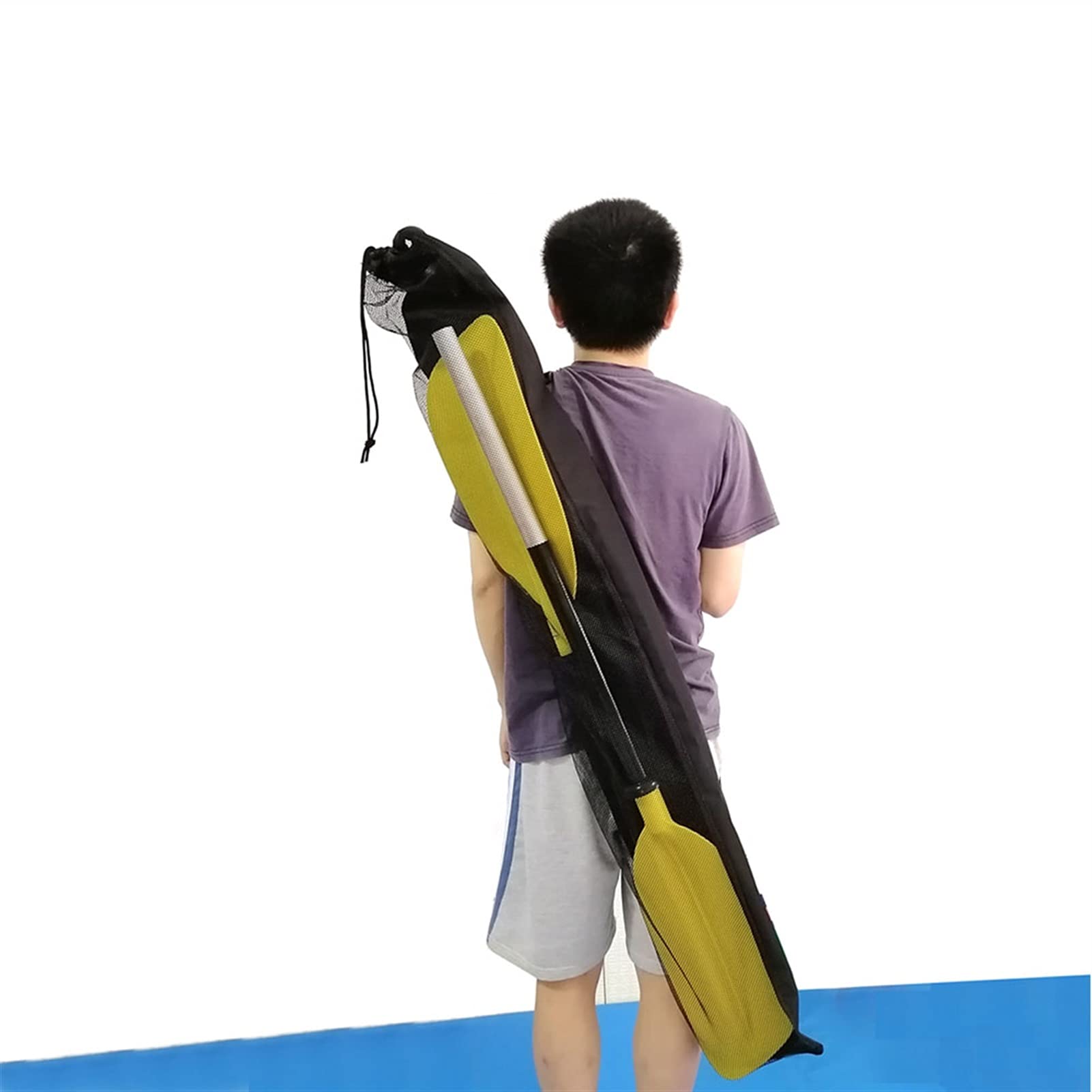 **YXYX Kayak Replacement Accessories - Waterproof Drawstring Mesh Paddle Bag for Split Shaft Canoe Paddles - Storage & Transport Cover for Kayak Oars - Perfect for Kayak Repair & Outdoor Adventures**