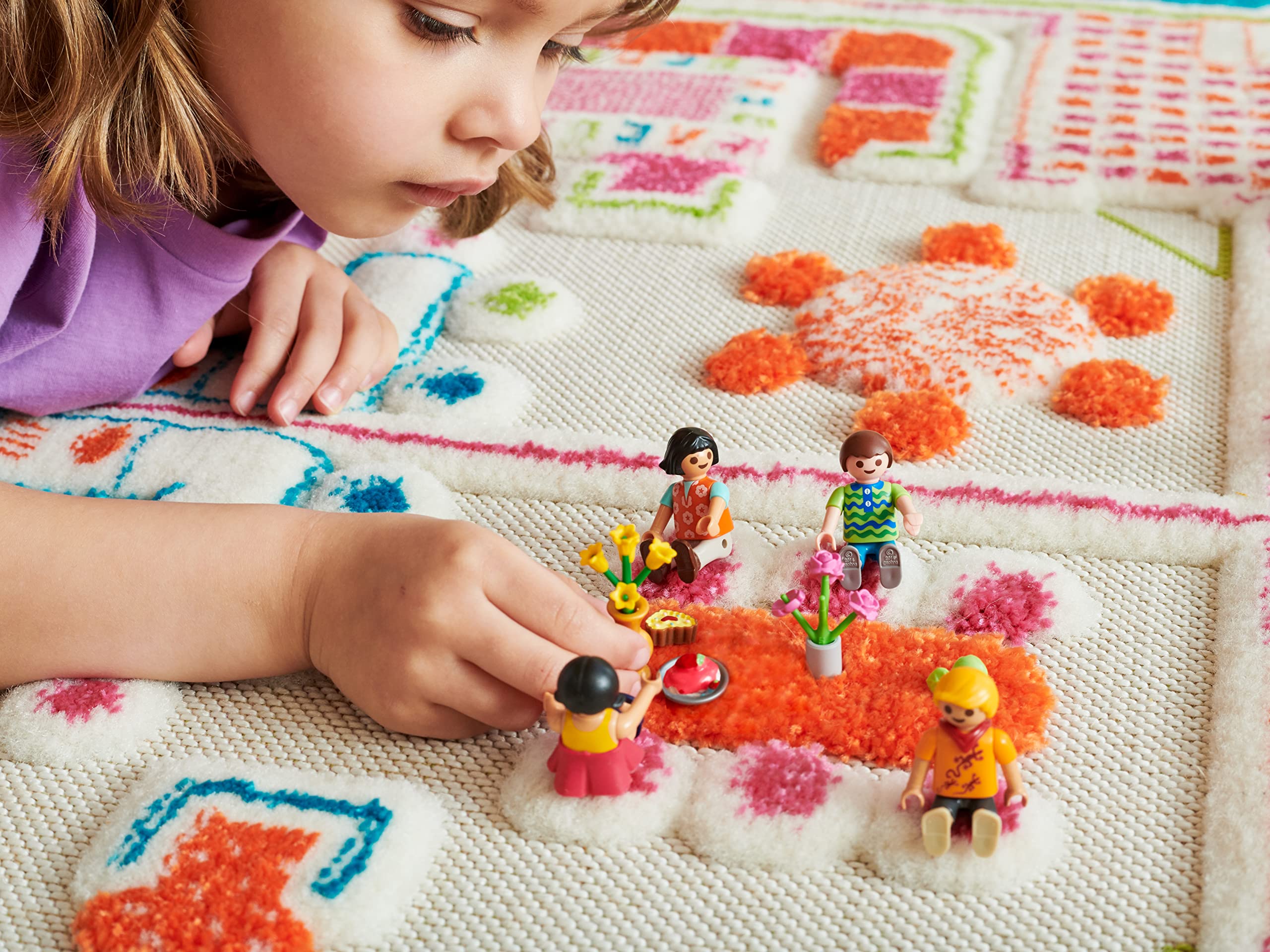 IVI Beach House 3D Play Rug for Kids - Medium Size Non-Slip Educational Activity Mat | Perfect for Nursery, Playroom & Indoor Toddler Games