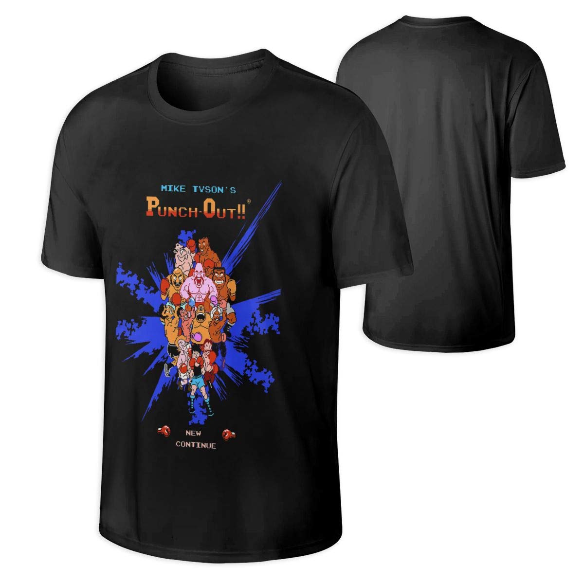 Carlojbruck Mike Tyson's Punch Out Vintage T-Shirt - Lightweight Cotton Comic Tee Gift for Men - Perfect for Gaming, Retro Style & Casual Wear