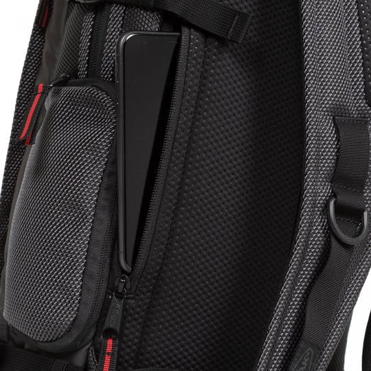 Eastpak Tecum M CNNCT Backpack - Lightweight Laptop Backpack for School & Travel, Water-Resistant, Grey Accent | Perfect for College Students & Commuters