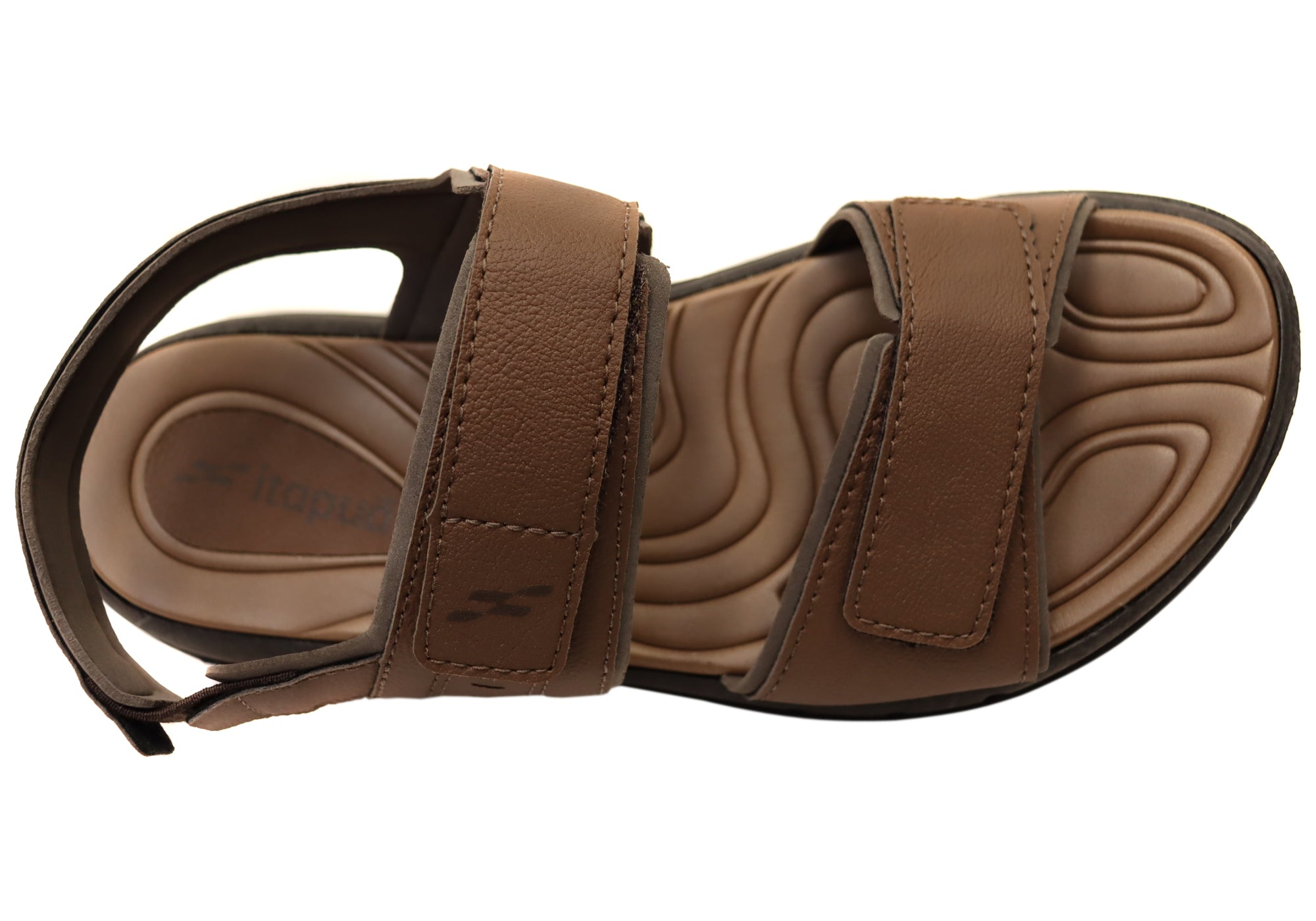Itapua Jackson Men's Comfortable Adjustable Sandals - Brazilian Made Leather Flip Flops for Beach, Pool & Summer Outdoor Activities