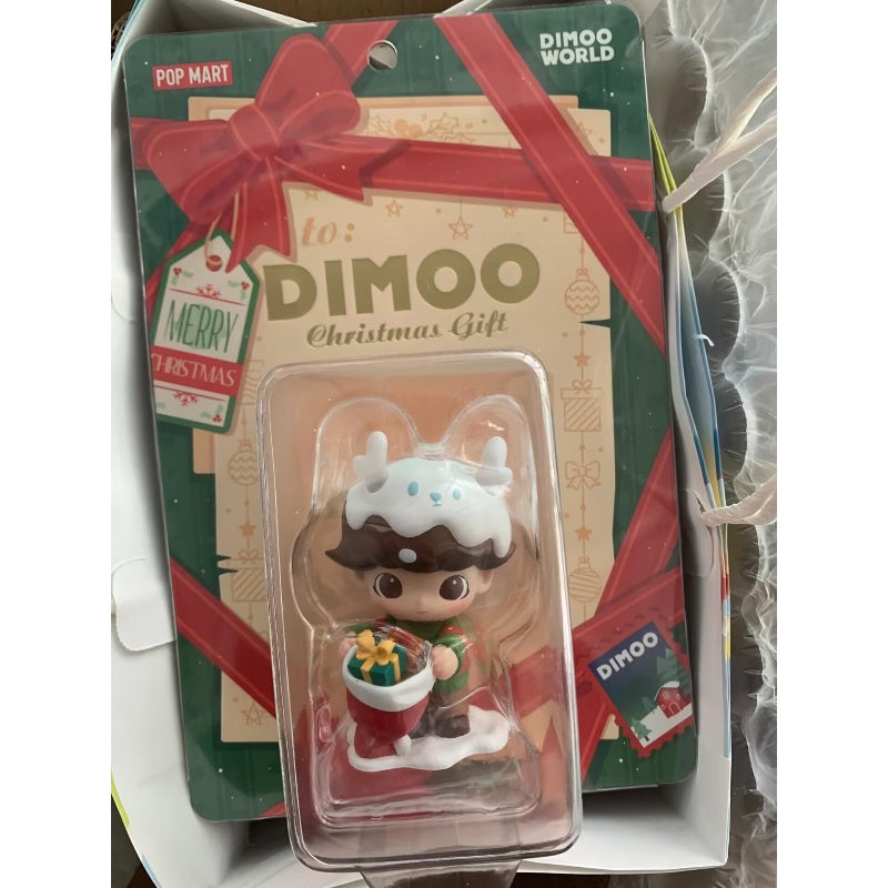 DIMOO Christmas Gift Figure - Limited Edition Collectible Toy for Holiday Decorations & Gifts - Perfect for Christmas Tree Ornaments, Stocking Stuffers & Festive Home Decor