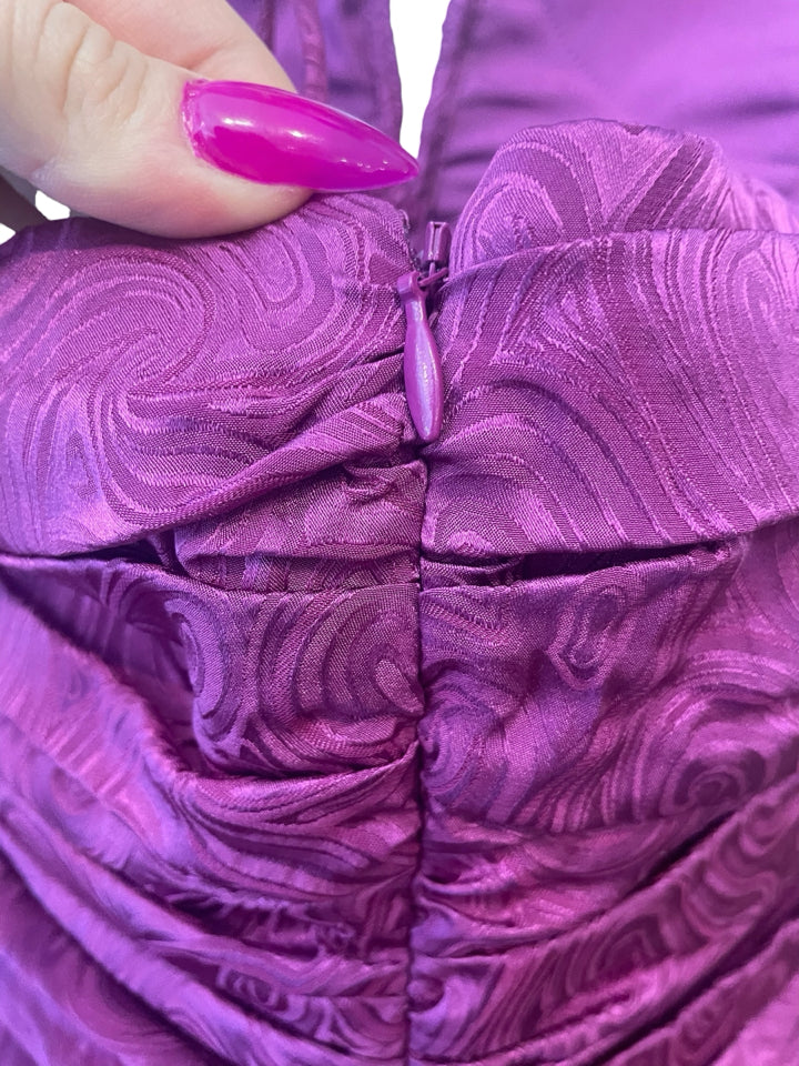 NWT Ronny Kobo Halter Orielle Ruched Silk Dress - Women's Size S | Elegant Cocktail & Evening Party Wear