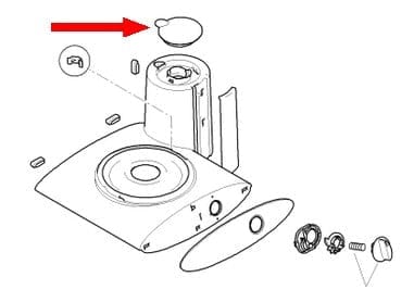 Bosch Universal Plus Upper Drive Cover - Replacement Part for Dishwashers | Compatible with Multiple Models | Durable & Easy to Install | Perfect for Kitchen Appliance Repair & Maintenance