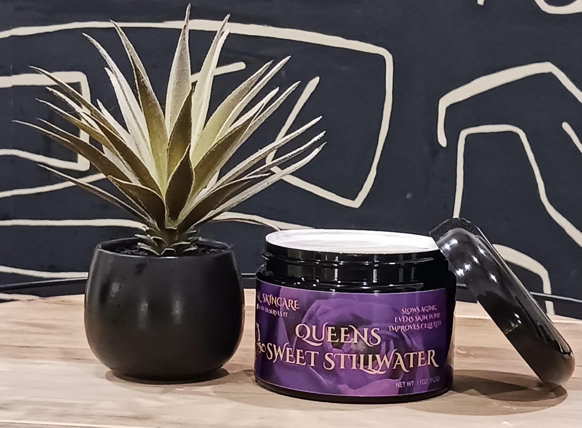 Sweet Stillwater Royal Skincare Premium Body Butter for Women - Hydrating & Firming Moisturizer for Dry Skin, Cellulite & Stretch Marks - Improves Skin Tone & Elasticity - 8oz/12oz - Perfect for Daily Hydration & Post-Pregnancy Care