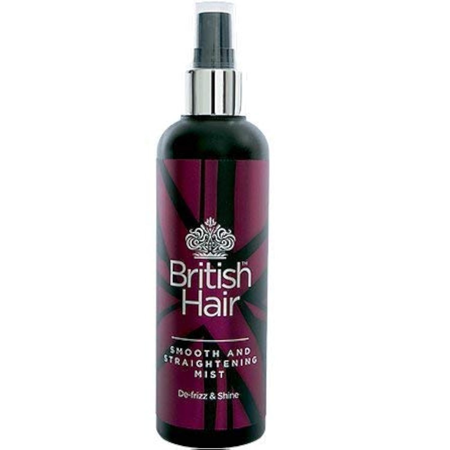 British Hair Smoothing & Straightening Mist for All Hair Types - Heat Protectant Styling Spray - Professional Haircare Treatment (200ml) - Perfect for Salon Styling & Daily Frizz Control