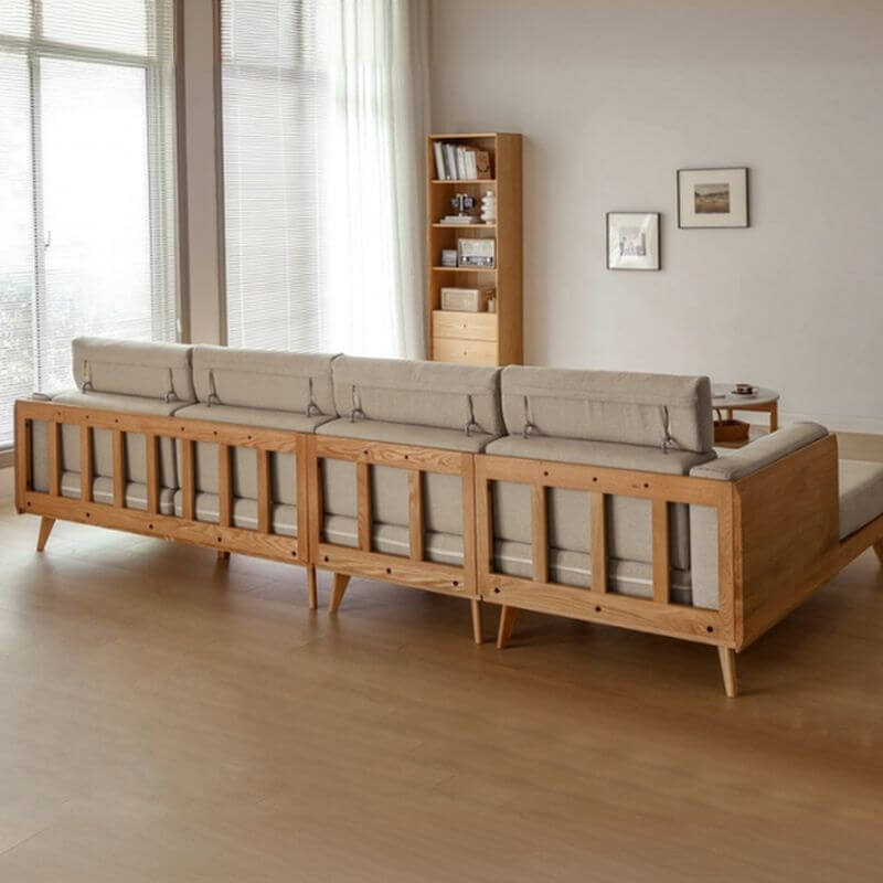Victorian Grey Sofa with Removable Cushions - Elegant Living Room Furniture for Home Decor & Relaxation | Perfect for Lounge, Parlor and Family Room