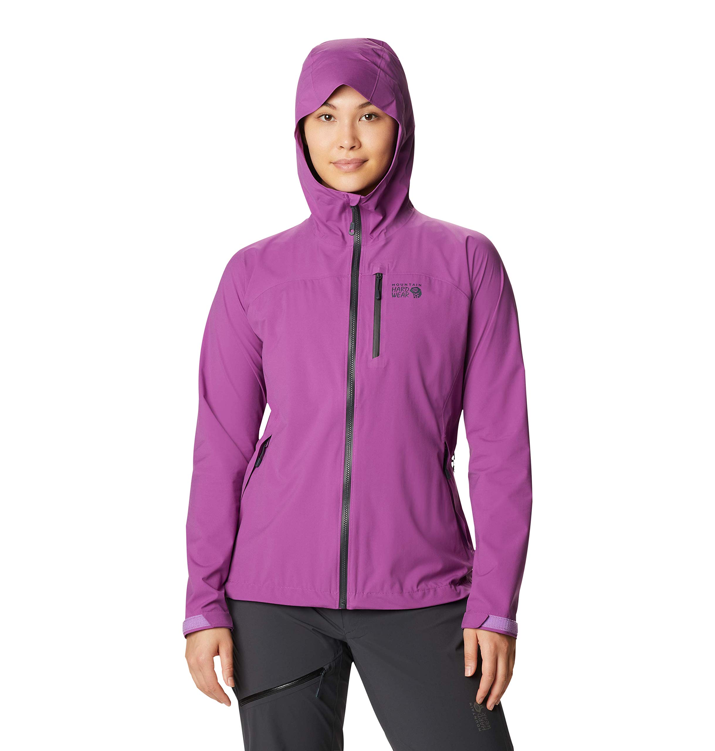 Mountain Hardwear Women's Stretch Ozonic Jacket - Lightweight Waterproof Hiking Jacket for Backpacking, Travel & Outdoor Activities | Perfect for Camping, Trail Running & Everyday Wear