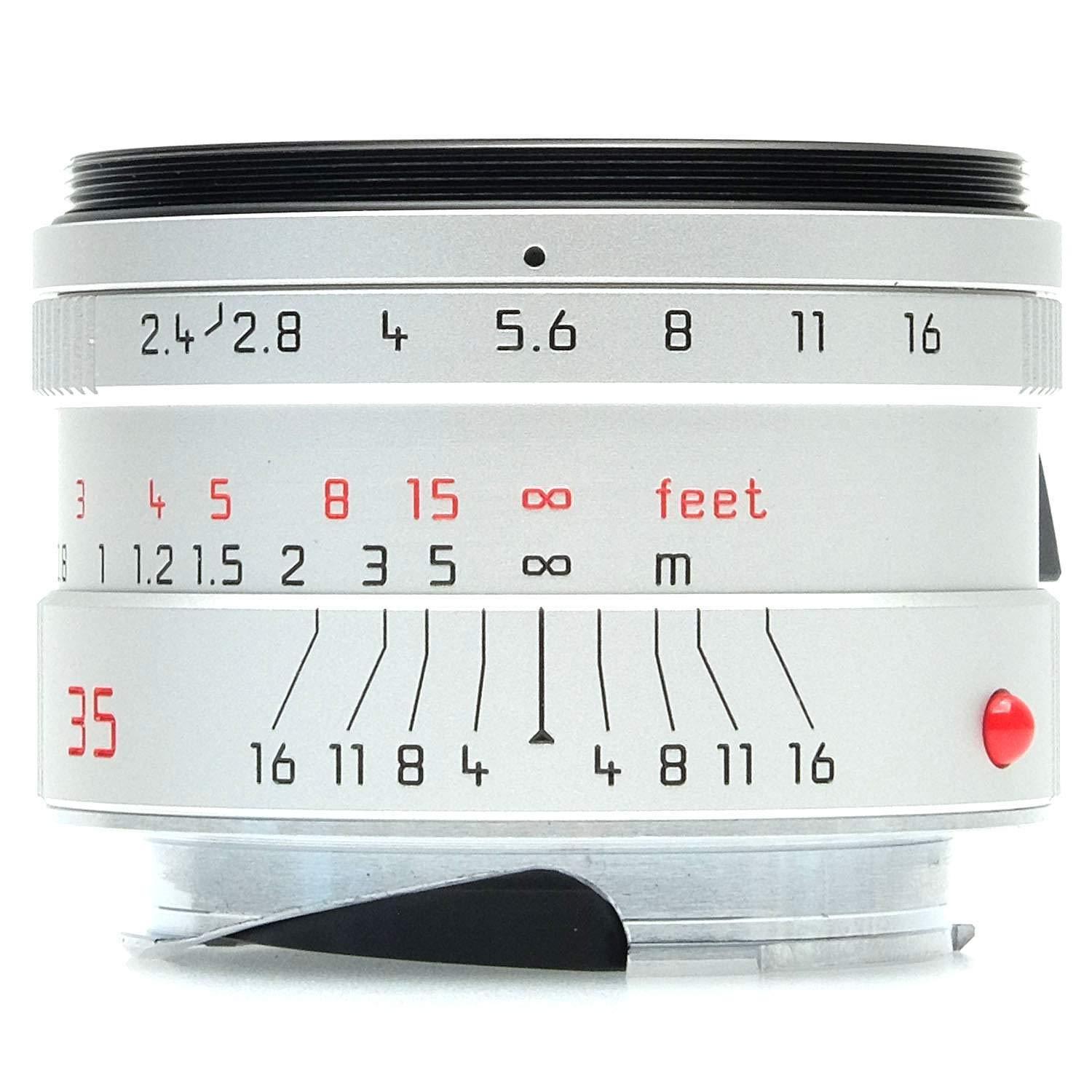 Leica Summarit M 35mm f/2.4 ASPH Lens (Black) - Premium Wide Angle Prime Lens for Leica M Mount Cameras - Perfect for Street Photography, Travel & Low Light Shooting