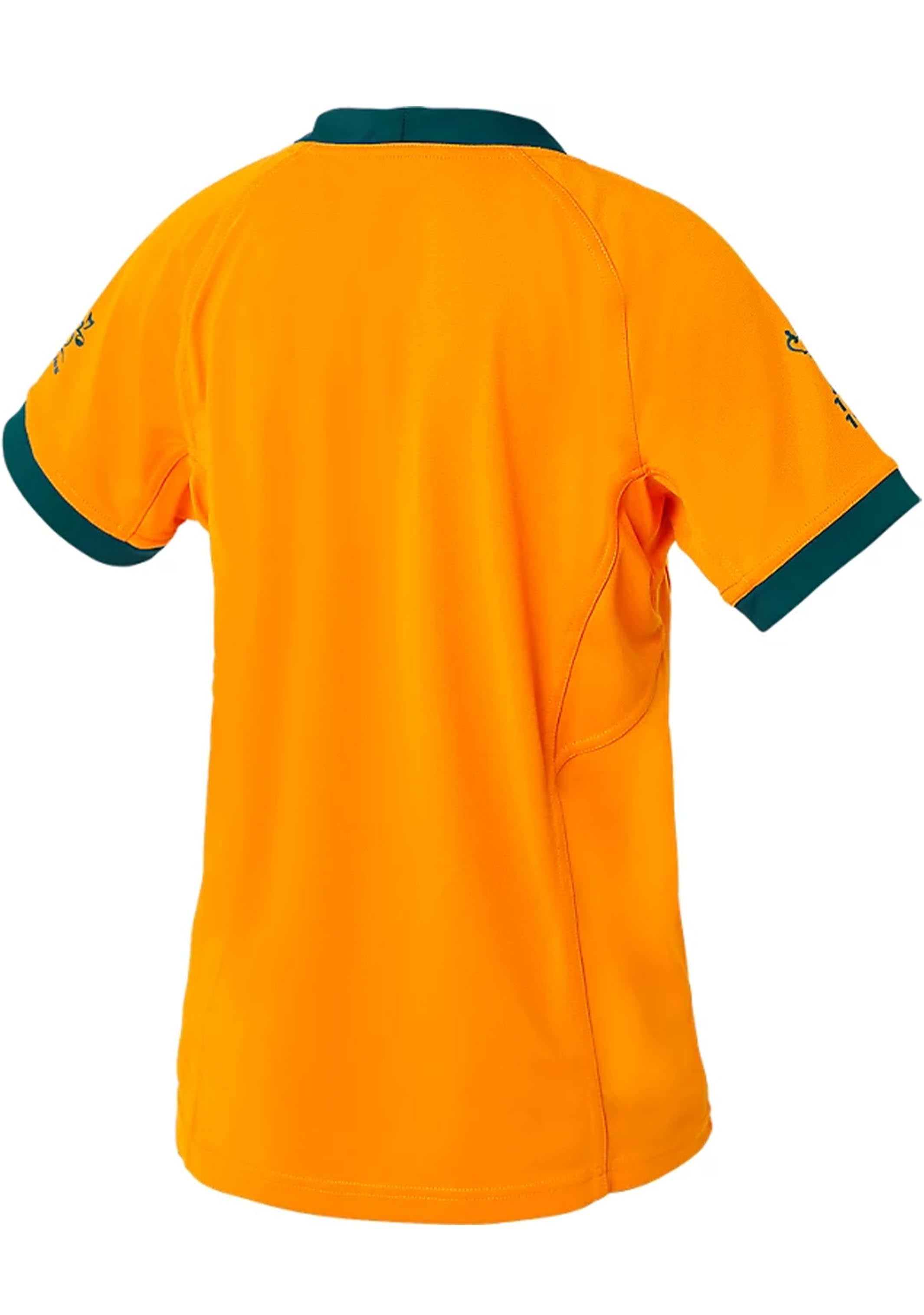 ASICS Kids Wallabies RWC23 Replica Home Jersey - Youth Rugby Shirt 2114A308-750 | Official Team Jersey for Young Rugby Fans & Match Day Outfits