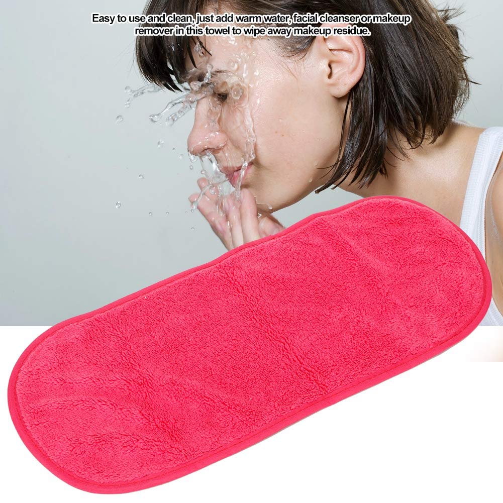 Soft Reusable Microfiber Makeup Remover Cloth - Gentle Facial Cleansing Towel for Makeup Removal | Perfect for Travel, Gym & Daily Beauty Routine