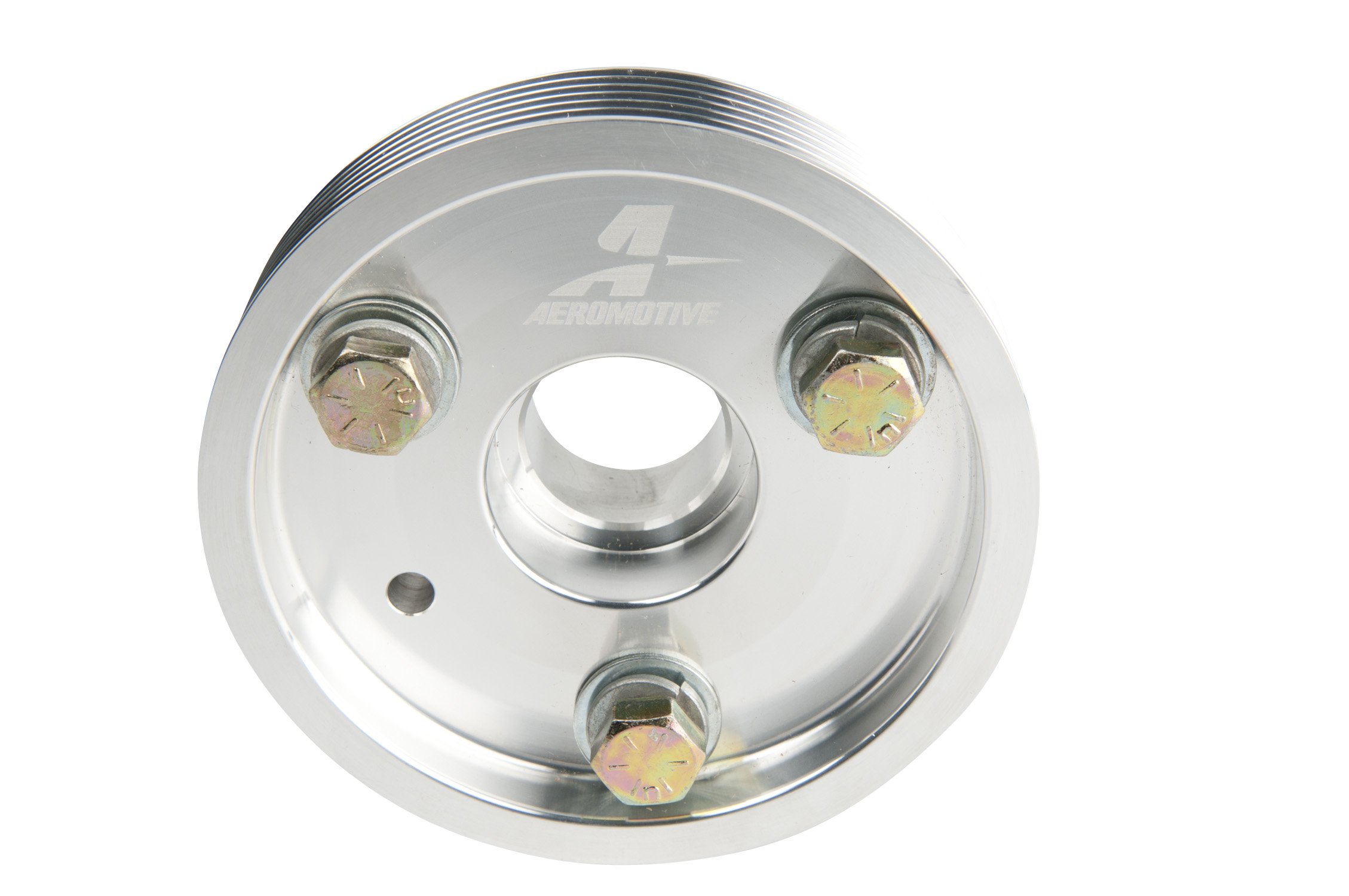 Aeromotive 21101 Billet Crank 34% Under Drive Pulley for LT1 Engines with Serpentine Belt - Performance Upgrade for Racing & Street Use
