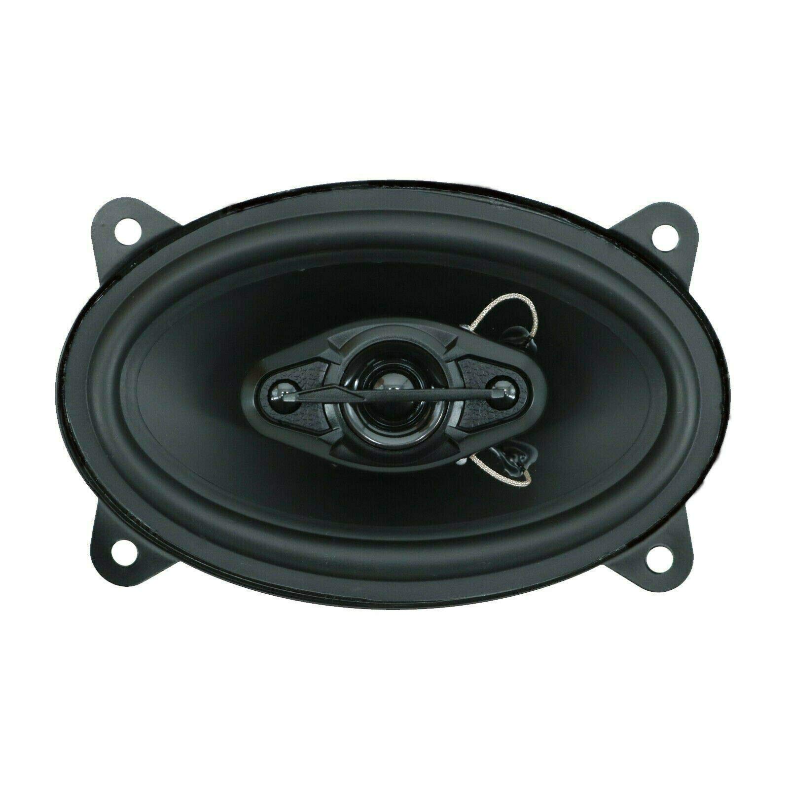 4X Gravity SGR464 4x6-Inch 4-Way 180W Peak Power Car Speakers - 2 Pairs | CEA Rated, Alpha Cellulose Cones & Moisture-Resistant Rubber Surround | Perfect for Car Audio Upgrades, Trucks & SUVs