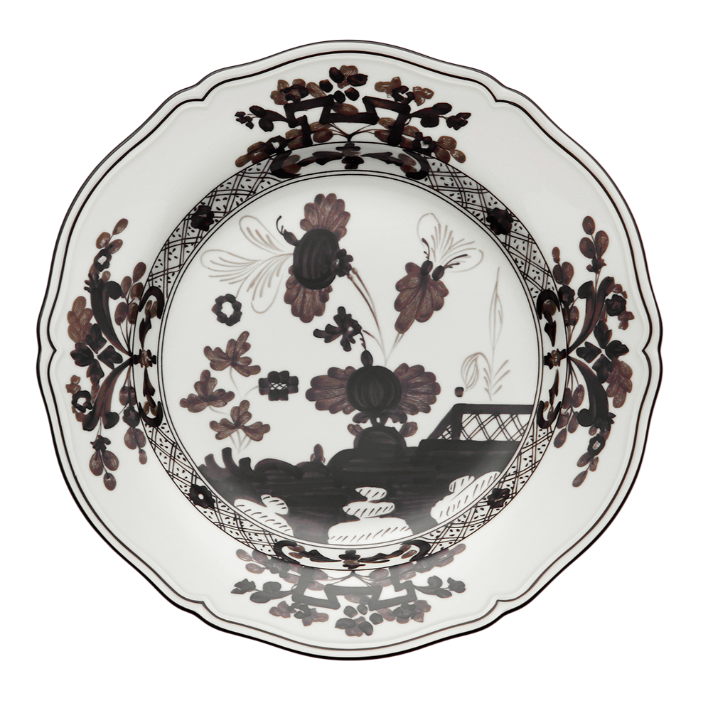 Oriente Italiano 10-Inch White Porcelain Dinner Plate - Elegant & Durable for Formal Dining, Restaurant Use & Special Occasions