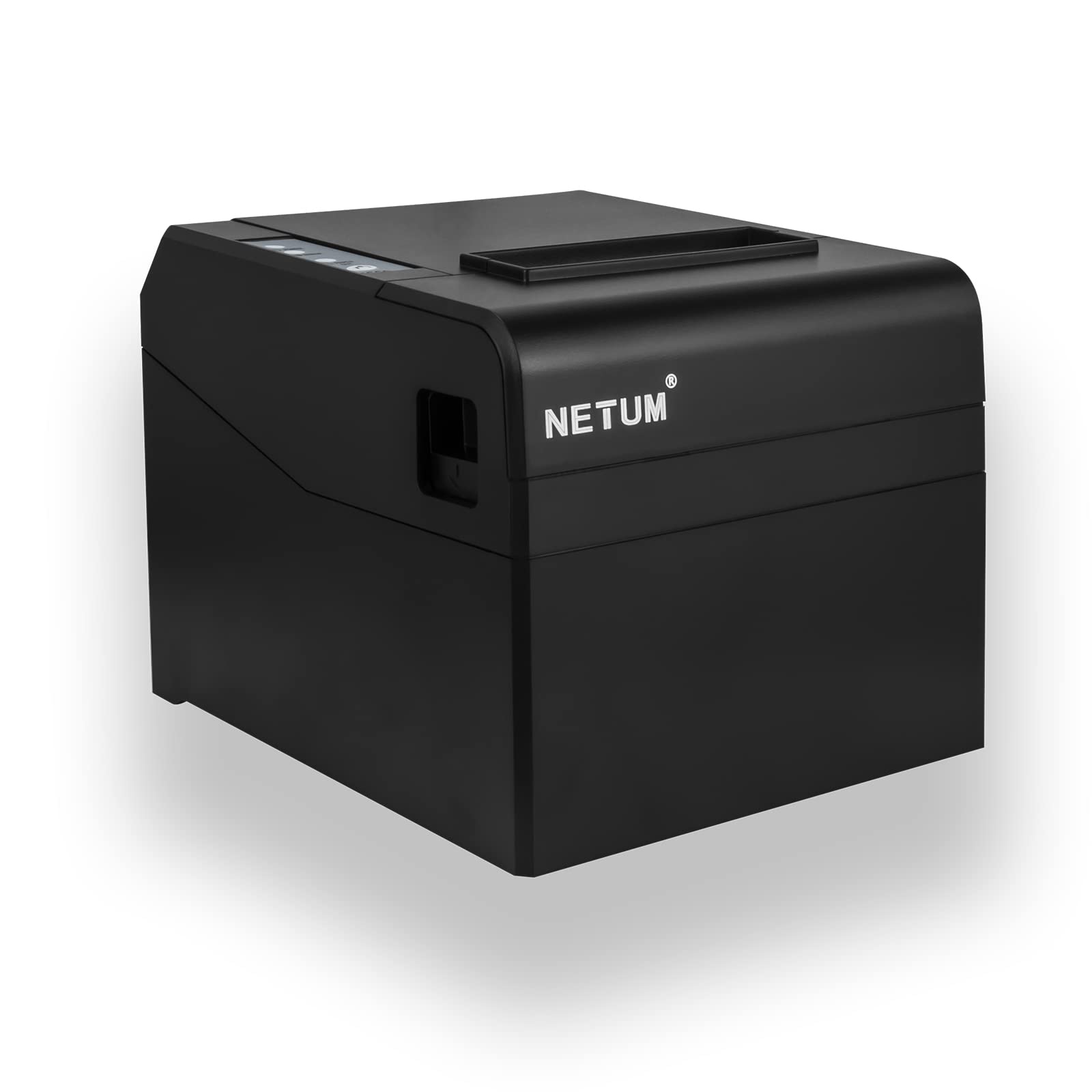 NETUM 80MM Thermal Receipt Printer with Auto Cutter - USB, Ethernet LAN Port, Cash Drawer Support - ESC/POS Compatible for Retail Stores, Restaurants & POS Systems