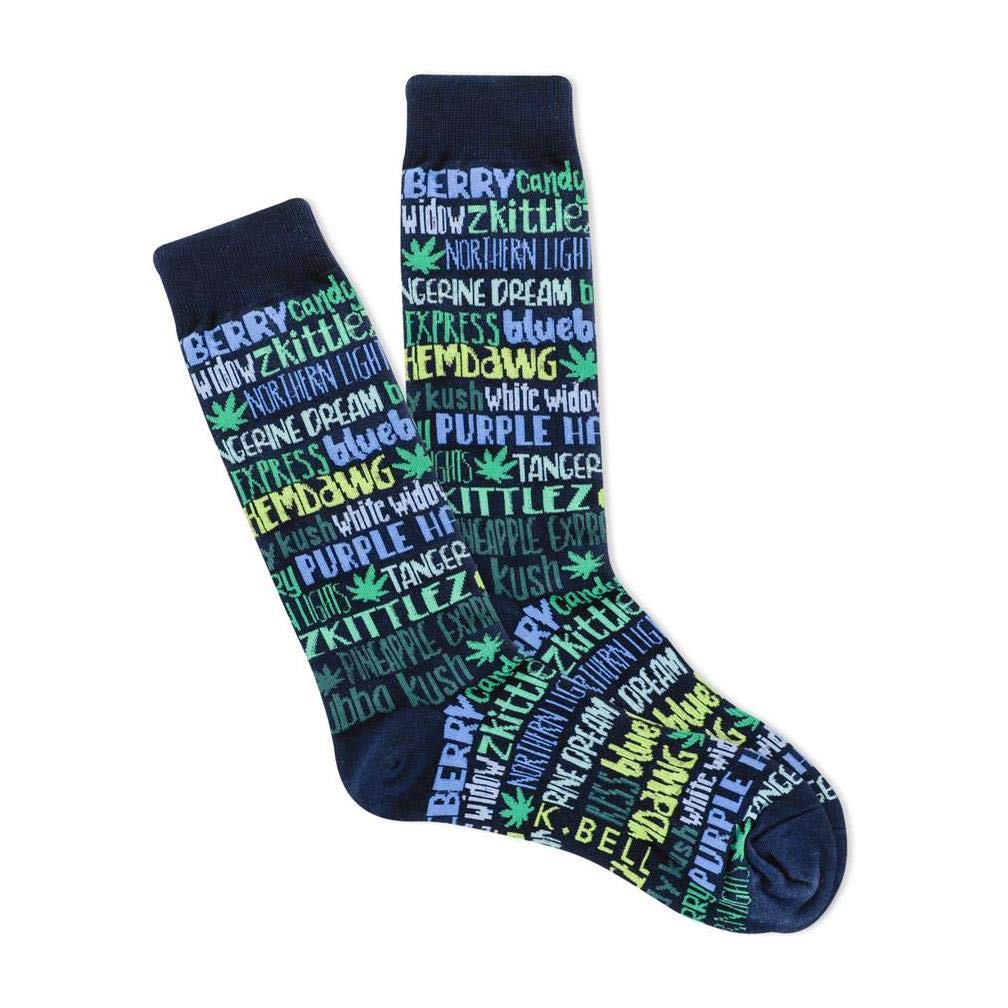 K. Bell Men's Fun Conversation Starter Crew Socks - 1 Pair - Cool & Funny Pop Culture Gift Socks for Men - Perfect for Gifts, Parties, and Everyday Wear