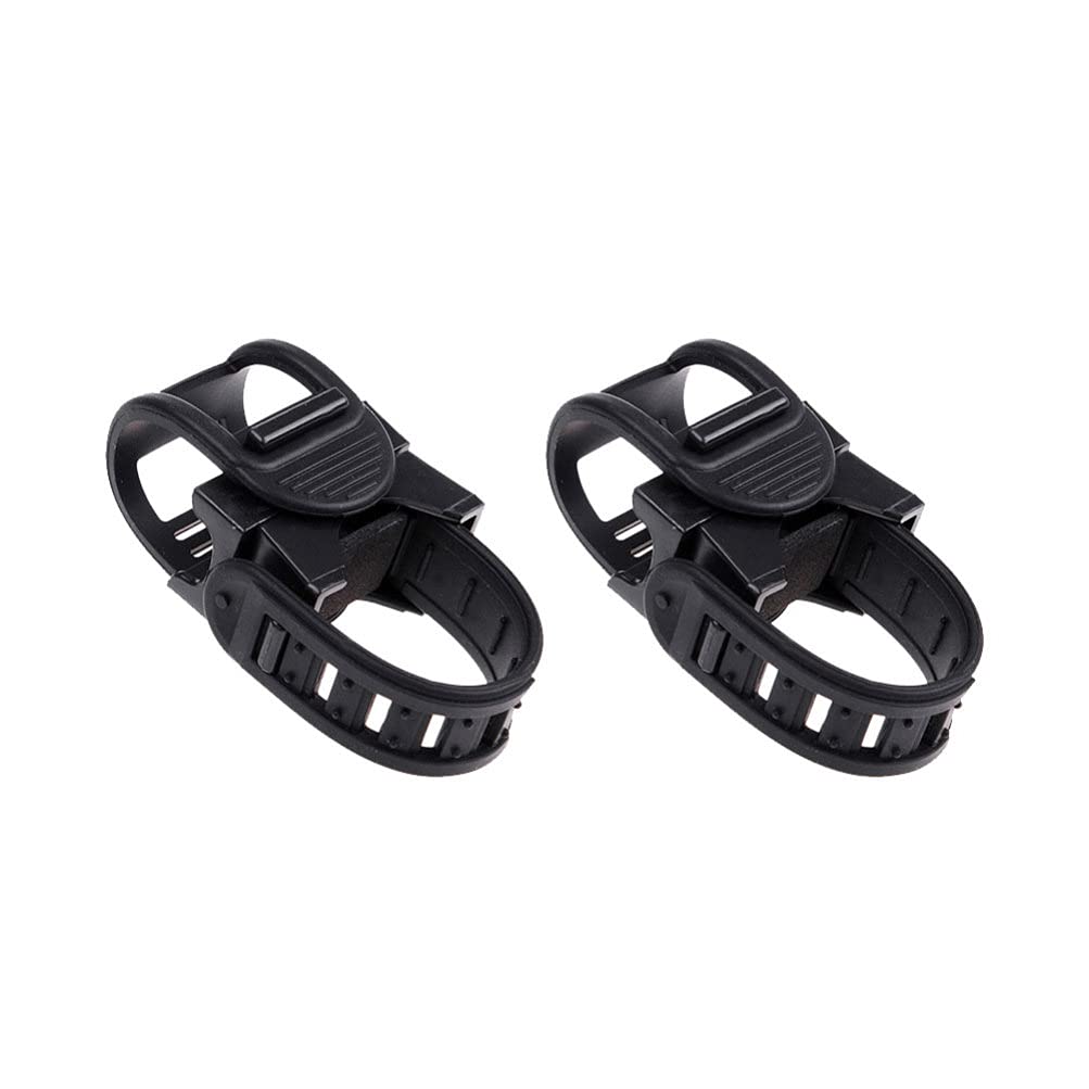 Universal Bike Flashlight Holder - 360° Adjustable Rotational Mount for Mountain Bikes (2-Pack) | Perfect for Night Cycling, Commuting & Outdoor Adventures