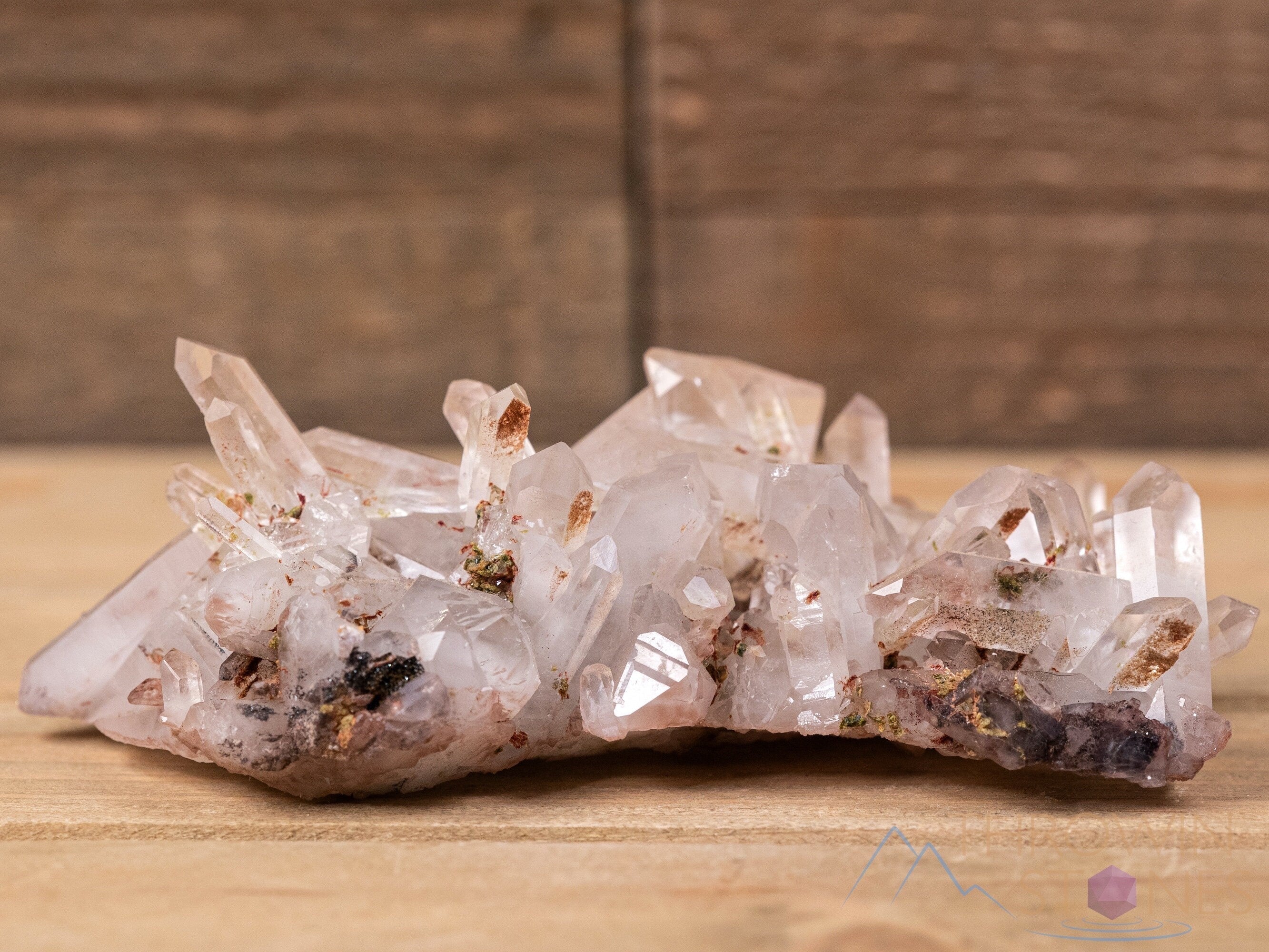 Messina Quartz with Hematite, Epidote, Piemontite - Natural Raw Crystal Cluster for Home Decor, Housewarming Gift & Healing Stones | Perfect for Meditation, Feng Shui & Spiritual Healing