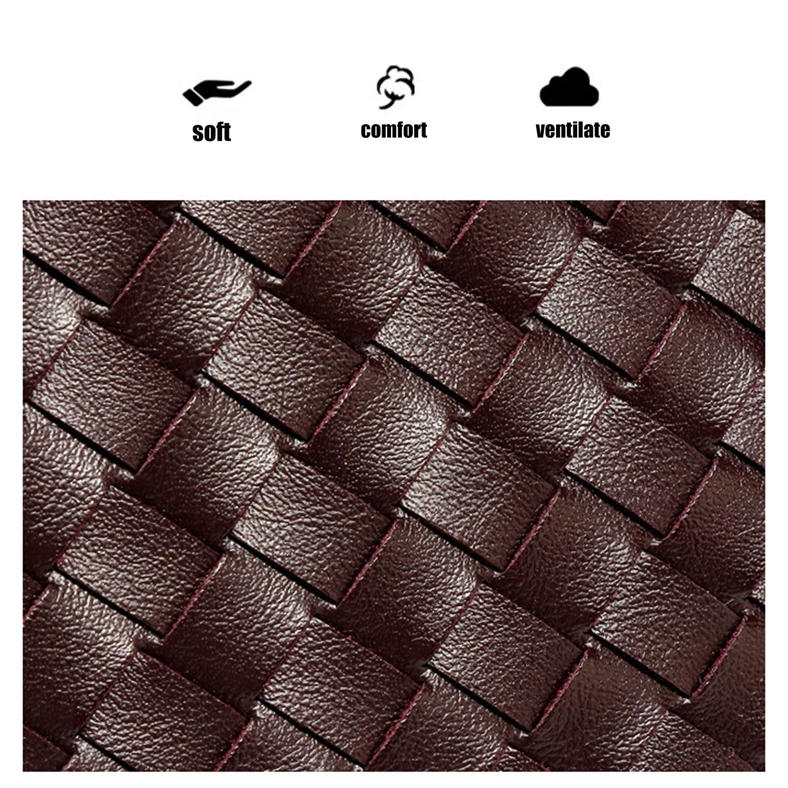 Mini Braided Leather Women's Top Handle Handbag - Small Luxury Satchel for Travel, Work & Everyday Use