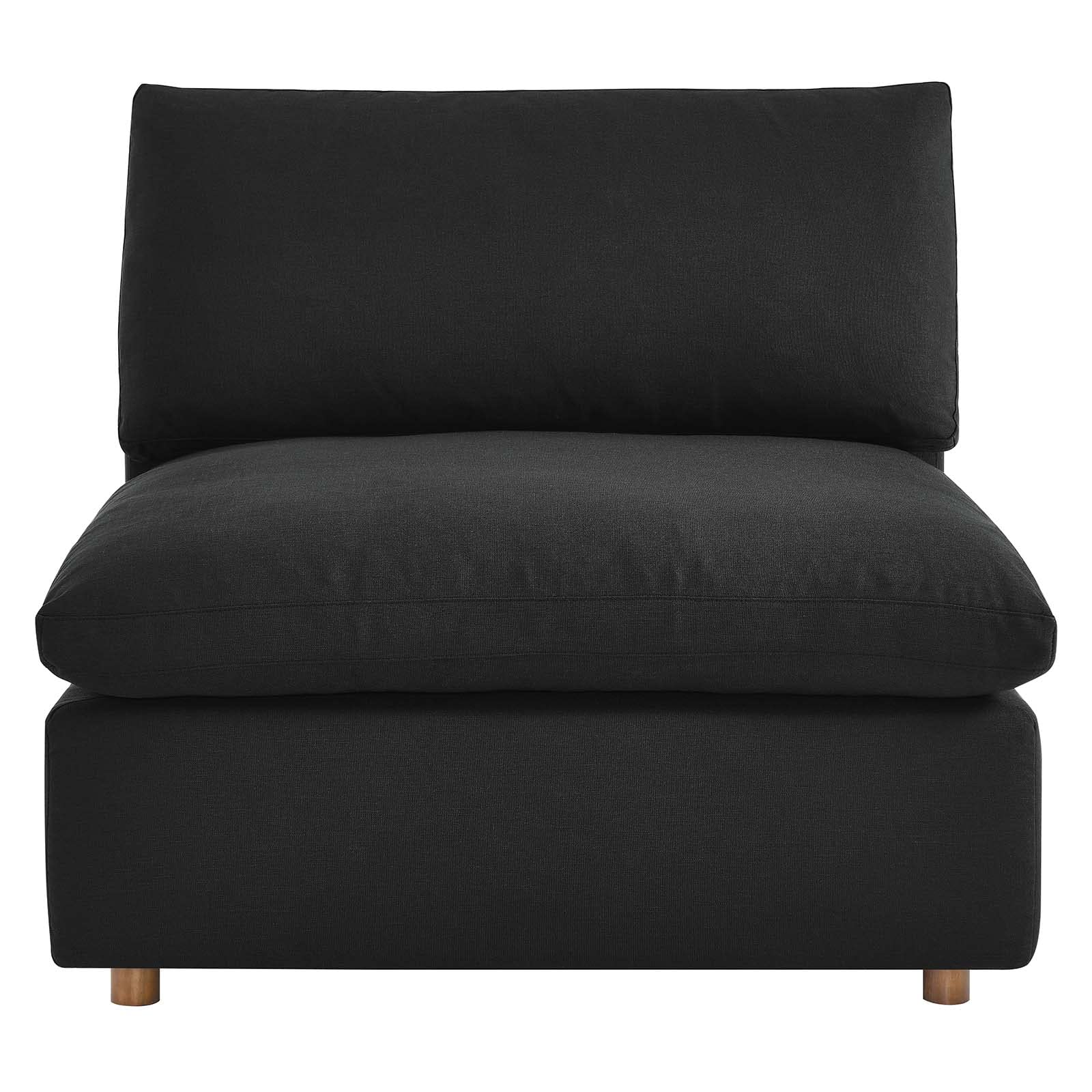 Modway Commix Down-Filled Overstuffed 8-Piece Sectional Sofa Set - Plush Upholstered Living Room Furniture for Large Spaces & Family Gatherings