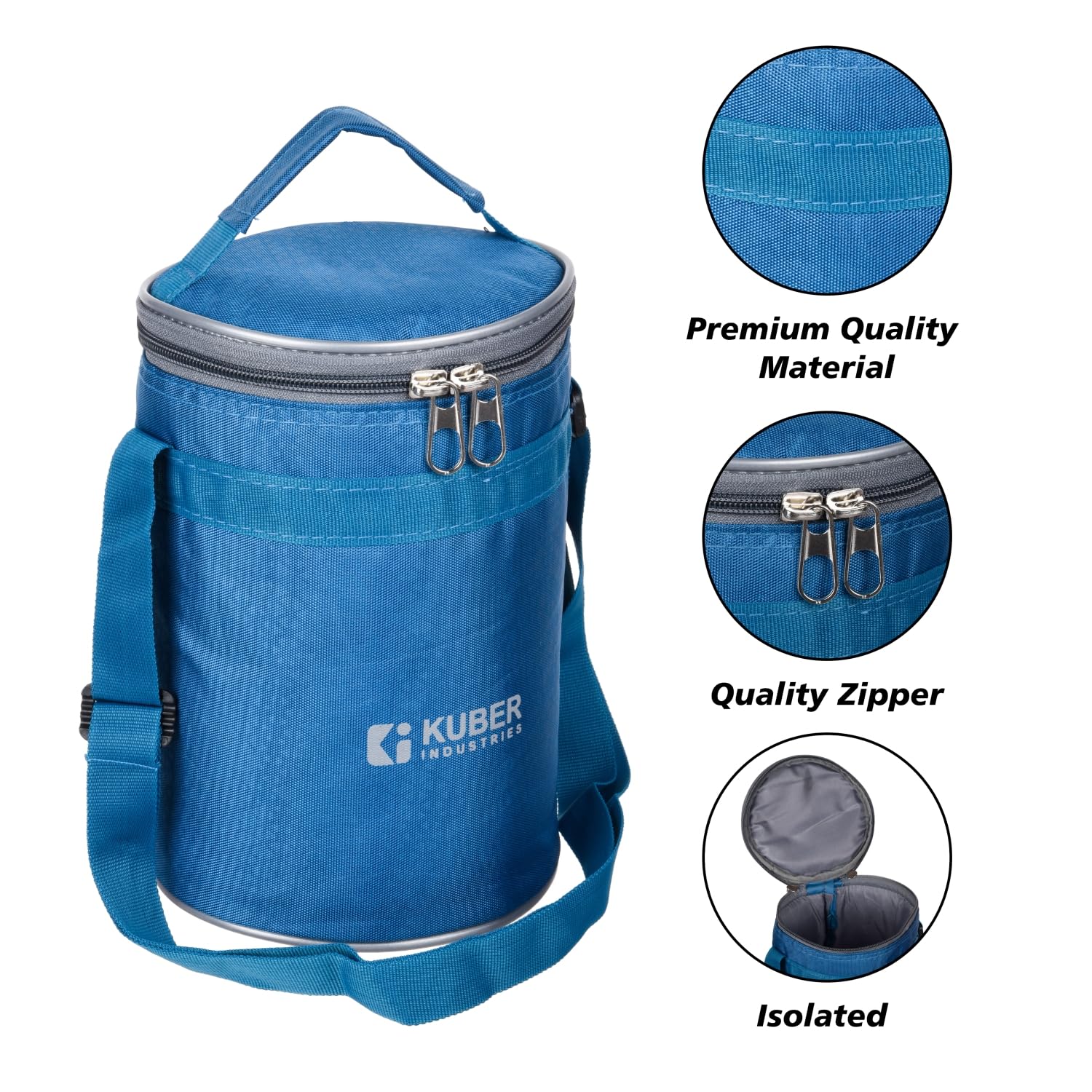 Heart-Shaped Insulated Lunch Bag for Office & College - Reusable & Eco-Friendly Lunch Tote with Handle for Adults - Pack of 2 in Sky Blue - Perfect for Work, School & Picnics