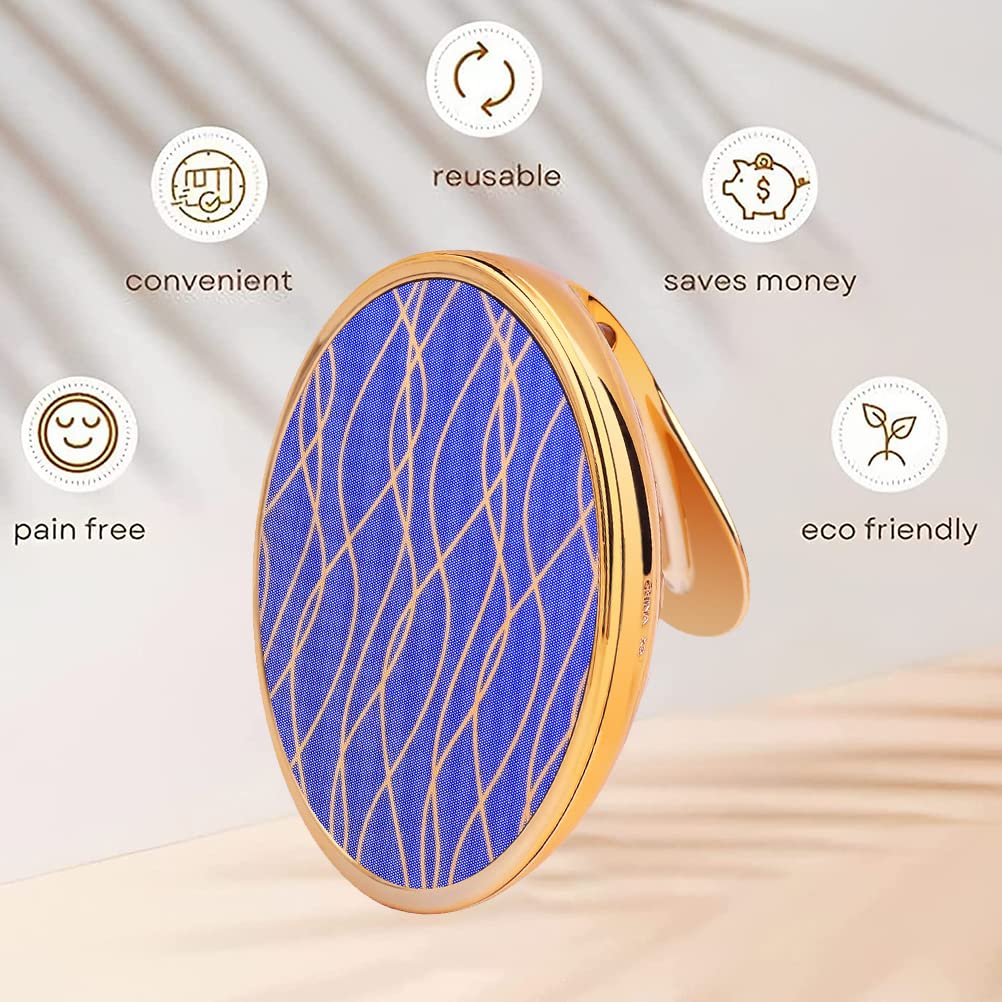 Crystal Nano Hair Eraser for Women & Men - Painless Hair Removal Without Shaving - Rose Gold Hair Remover for Arms, Legs, Back & Body | Perfect for Smooth Skin at Home, Travel & Salon Use