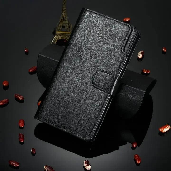 Samsung Galaxy S24 Plus Flip Wallet Case - Genuine Leather Book Style Cover with Card Slots & Stand Function for Daily Use & Travel