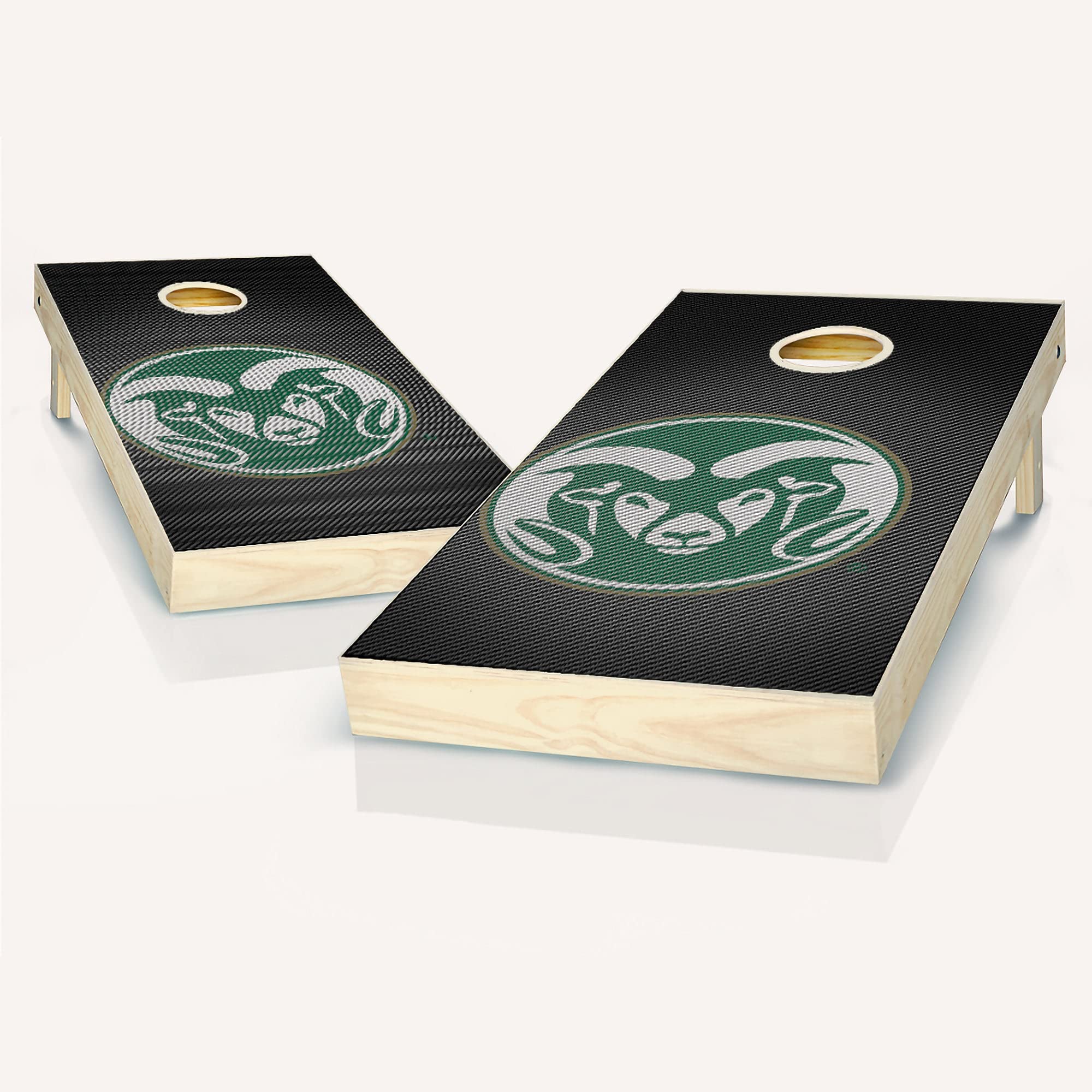 Premium Colorado State Slanted Cornhole Game Set - 2 Wooden Boards & 8 Bean Bags for Outdoor Tailgating, Backyard Parties & College Game Day Fun
