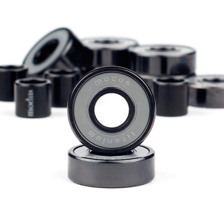 Premium Modus Titanium Bearings - High-Performance, Durable & Smooth - Perfect for Skateboards, Bikes & Industrial Machinery