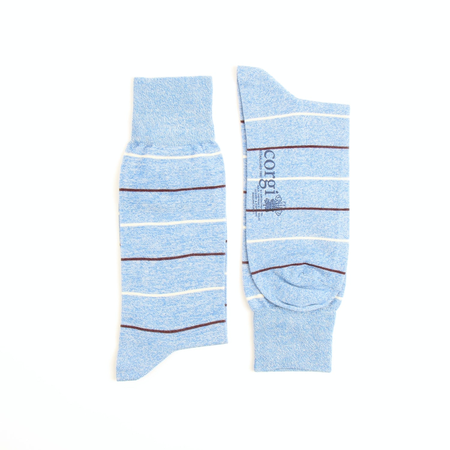 Men's Thin Stripe Cotton Socks - Breathable & Comfortable Casual Socks for Everyday Wear, Work & Sports