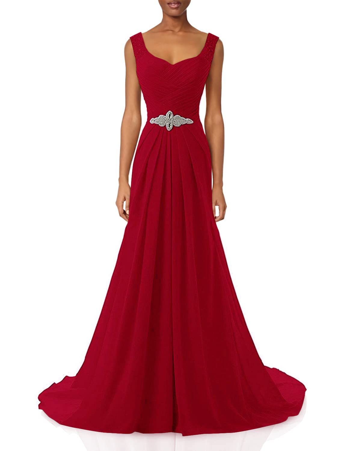 Elegant Uther Prom Dress for Women - Long Formal Chiffon Evening Gown for Wedding Guest, Beach Wedding & Special Occasions