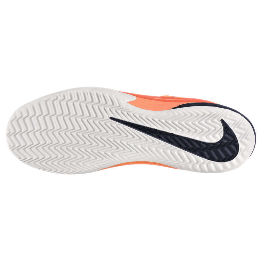 Nike Men's Air Zoom Vapor 12 Clay Court Tennis Shoes - Apricot Agate/White | Lightweight & Durable for Competitive Play & Training