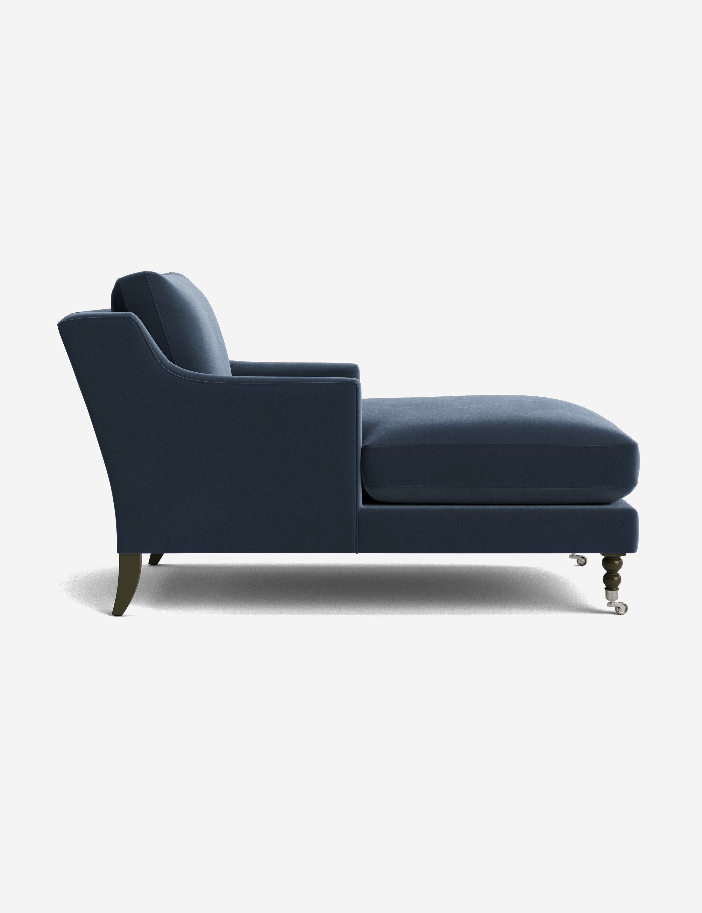 Fabienne Chaise Lounge Chair - Modern Accent Chair for Living Room, Bedroom & Office - Stylish Mid-Century Design with Upholstered Seat and Wooden Legs - Perfect for Relaxing, Reading & Home Decor