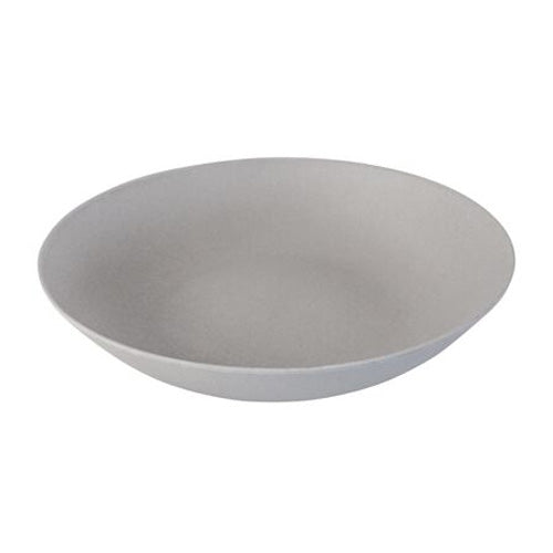Arcata 070034 Bamboo Fiber Deep Plate - 40 oz, Eco-Friendly Gray Dinner Plate for Home & Restaurant Use, Perfect for Serving Pasta, Salad & Entrees