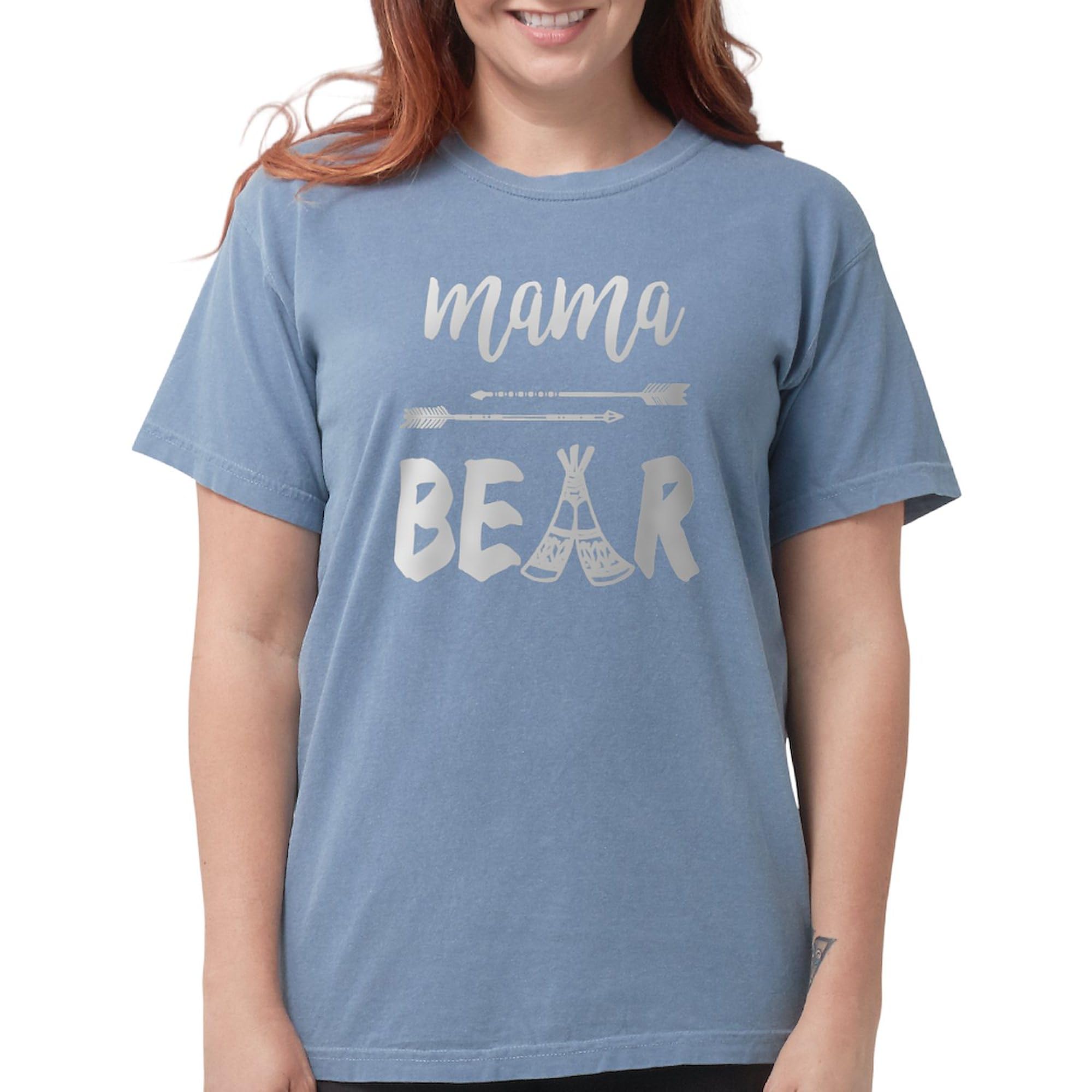 Mama Bear T-Shirt for Women - Soft Comfort Colors Tee - Perfect for Casual Wear, Mother's Day Gifts & Family Outings