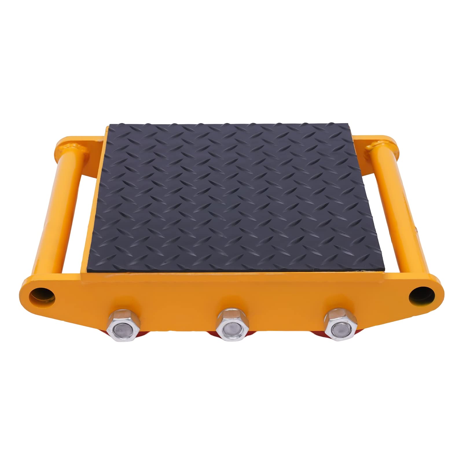 TBVECHI 15T 33000lb Heavy Duty Machinery Skate - Mini Industrial Machine Mover with 9 Roller Cargo Trolley for Workshop, Factory & Warehouse Equipment Moving