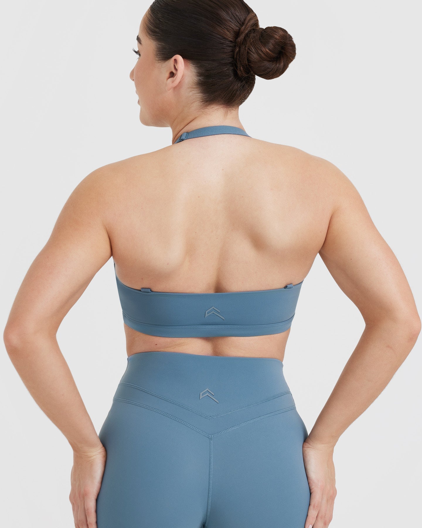 High Support Unified Twist Sports Bra for Women - Moonstone Blue | Yoga, Running, Gym & Workout Comfort