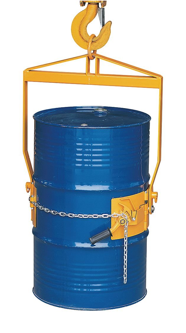 Heavy Duty 55 Gallon Drum Dumper - 800 lb Capacity for Industrial & Warehouse Use | Perfect for Chemical, Oil & Paint Drum Handling