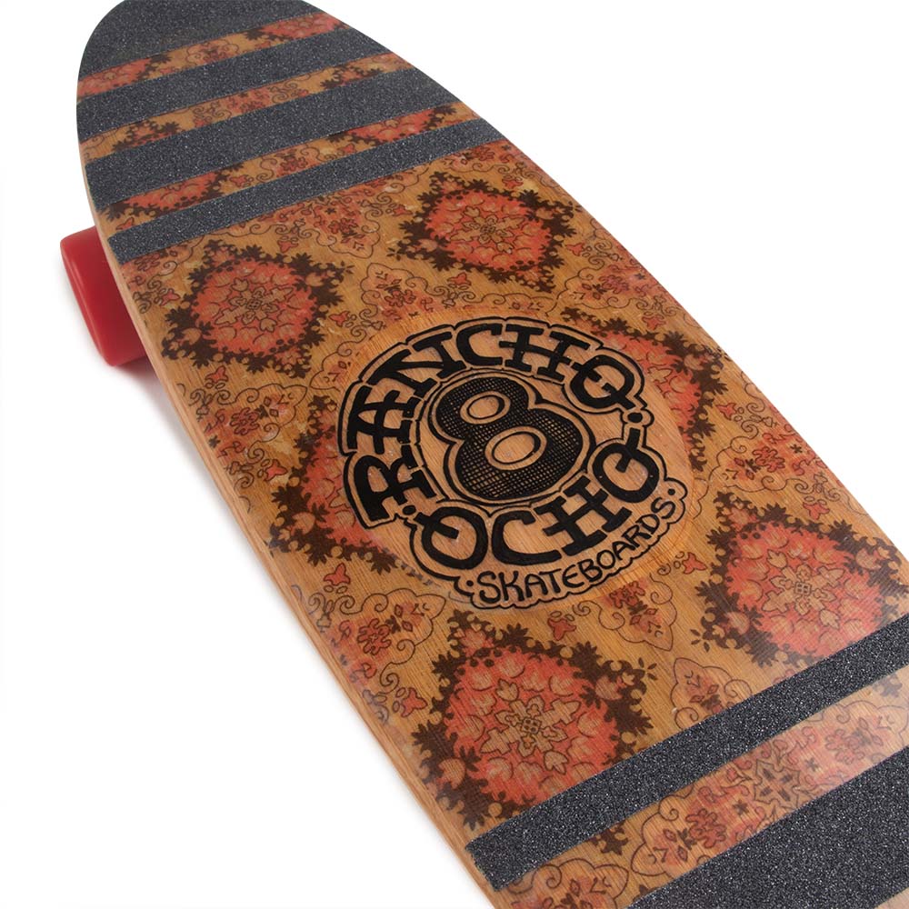 Mateo and Brittany Rancho Ocho Skateboard - Premium Wooden Skateboard for Kids & Adults - Perfect for Street Skating, Tricks & Commuting