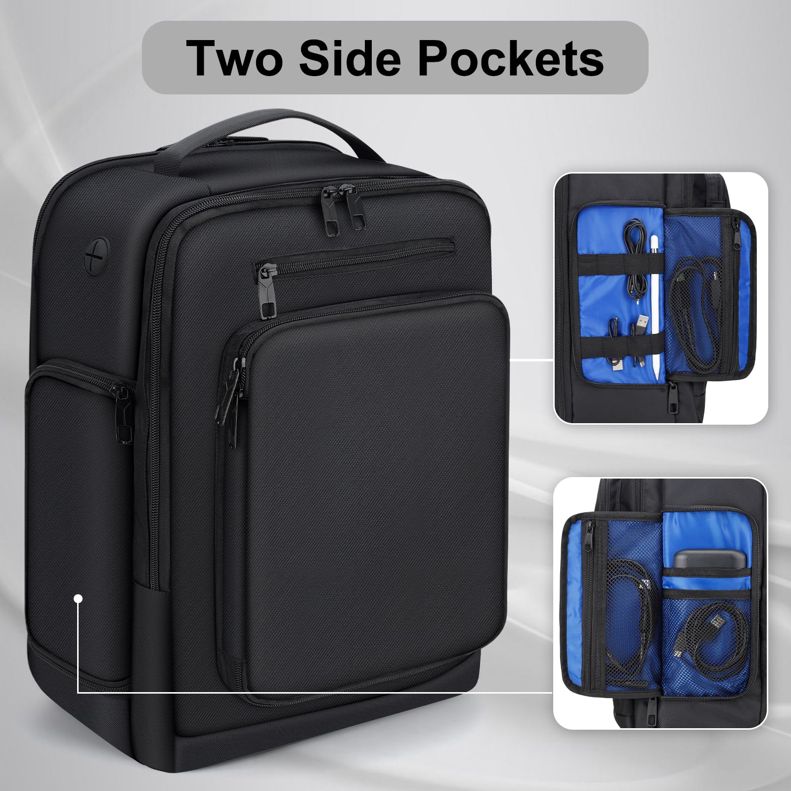 PS5 Gaming Backpack - Protective Travel Case for Playstation 5 Console, 15.6” Laptop & Accessories | Waterproof Portable Organizer with Headset Storage | Perfect for Travel, Commuting & Gaming Events