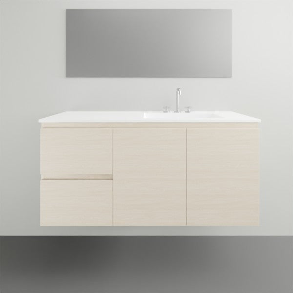 ADP Glacier Lite 30-Inch Bathroom Vanity Set with Ceramic Top - Double Sink Vanity for Bathroom Remodel, Modern White Vanity with Soft-Close Drawers (Perfect for Master Bath, Guest Bath & Small Bathrooms)