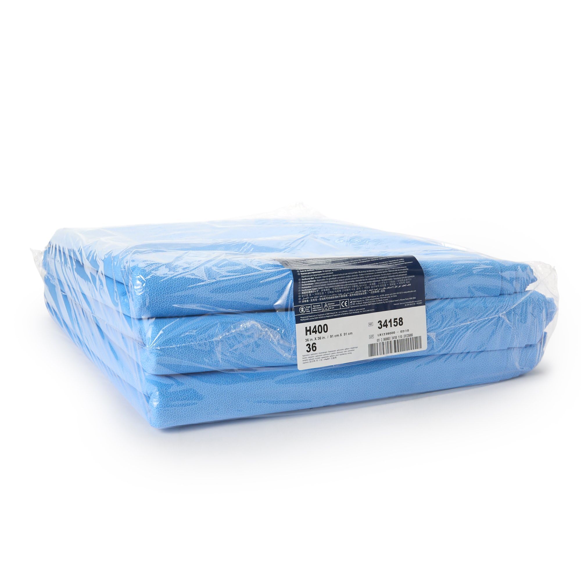 HALYARD 34158 Kimguard One-Step KC400 Sterilization Wrap - Case of 72 Rolls | Medical Grade Sterile Wrapping for Surgical Instruments & Dental Tools | Ideal for Hospitals, Clinics & Laboratories