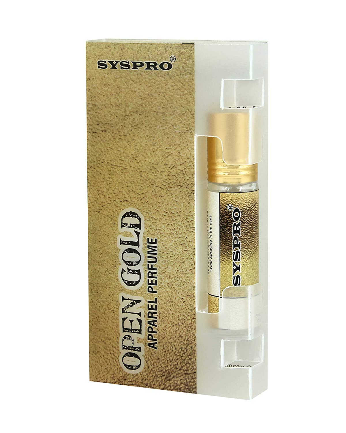 SYSPRO Open Gold Attar Roll-On Perfume 8ml - Long Lasting Unisex EDP & EDC Fragrance for Men & Women - Perfect for Valentine's Gifts, Date Nights & Special Occasions