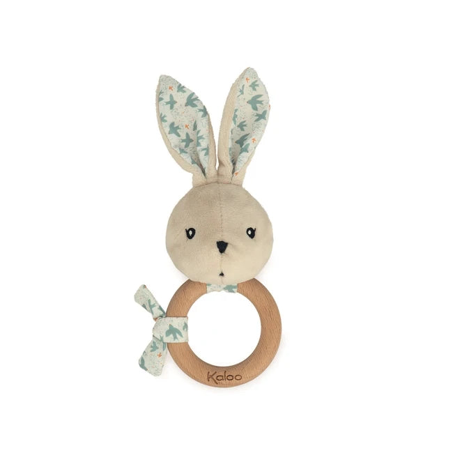 Kaloo Teething Ring for Babies - Soft & Safe Rabbit/Dove Design - Perfect for Soothing Sore Gums During Teething | Ideal Infant Gift for Newborns & Toddlers
