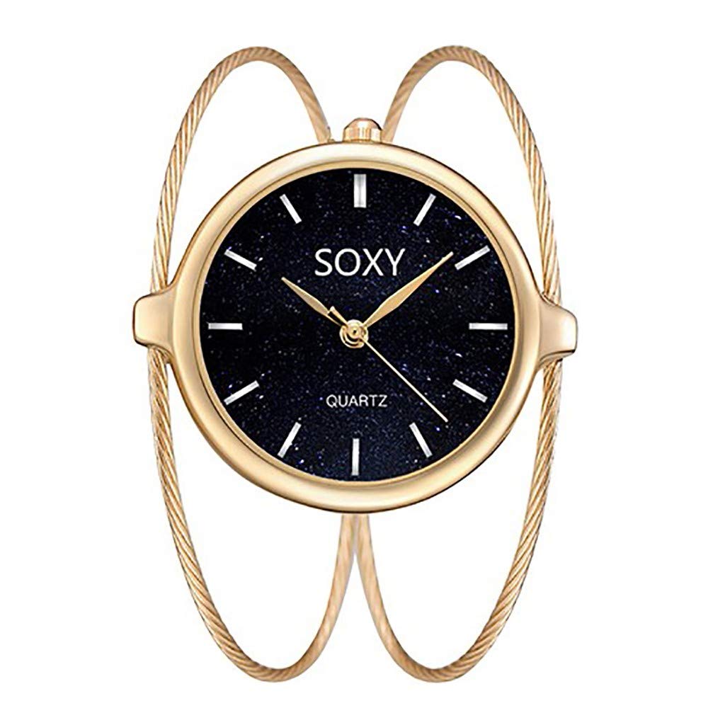 Bulk Women's Watches - Stainless Steel Bracelet Quartz Watch, Fashion Round Wire Bangle Wristwatch for Women | Perfect for Everyday Wear, Office, Parties & Gifts