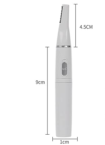 Electric Eyebrow Trimmer for Women - Painless Facial Hair Remover with Comb for Eyebrows, Chin, Neck & Upper Lip | No Pulling Sensation | Perfect for Peach Fuzz Removal & Precision Grooming at Home or Travel