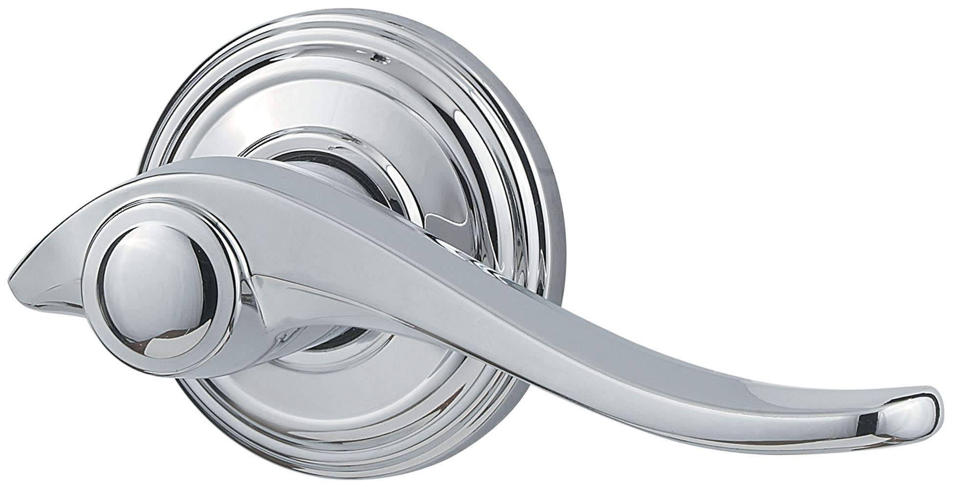 Kwikset 740AVL-26S Avalon SmartKey Deadbolt Entry Door Lock - Bright Chrome Finish - Secure & Stylish for Homes, Apartments & Offices