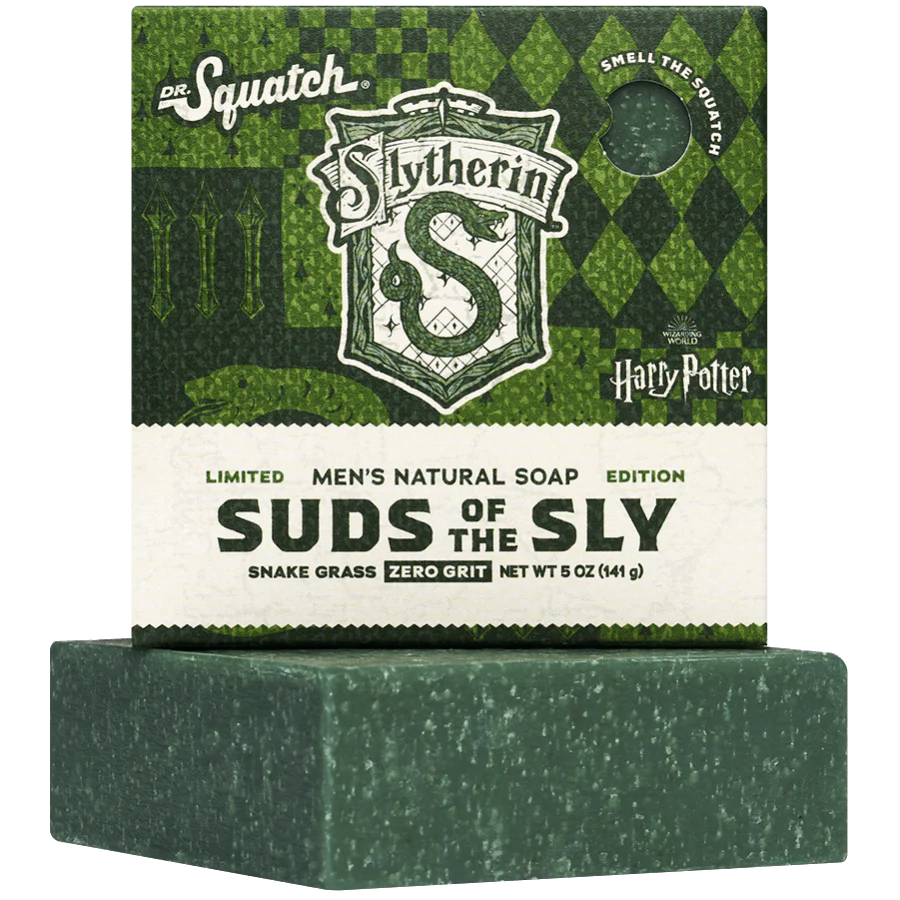 Dr. Squatch Suds of the Sly Bar Soap for Men - Natural & Handcrafted with Essential Oils - Perfect for Shower, Gym & Travel