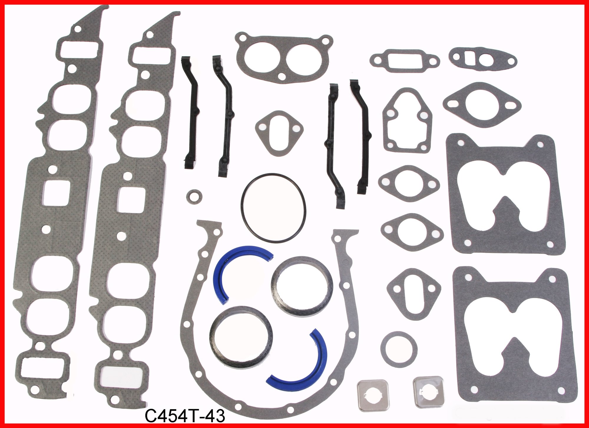 Chevrolet BBC 454 7.4L OHV V8 Engine Full Gasket Set with Rings & Bearings - Compatible 1980-1990 Models | Perfect for Engine Rebuilds, Performance Upgrades & Classic Car Restoration
