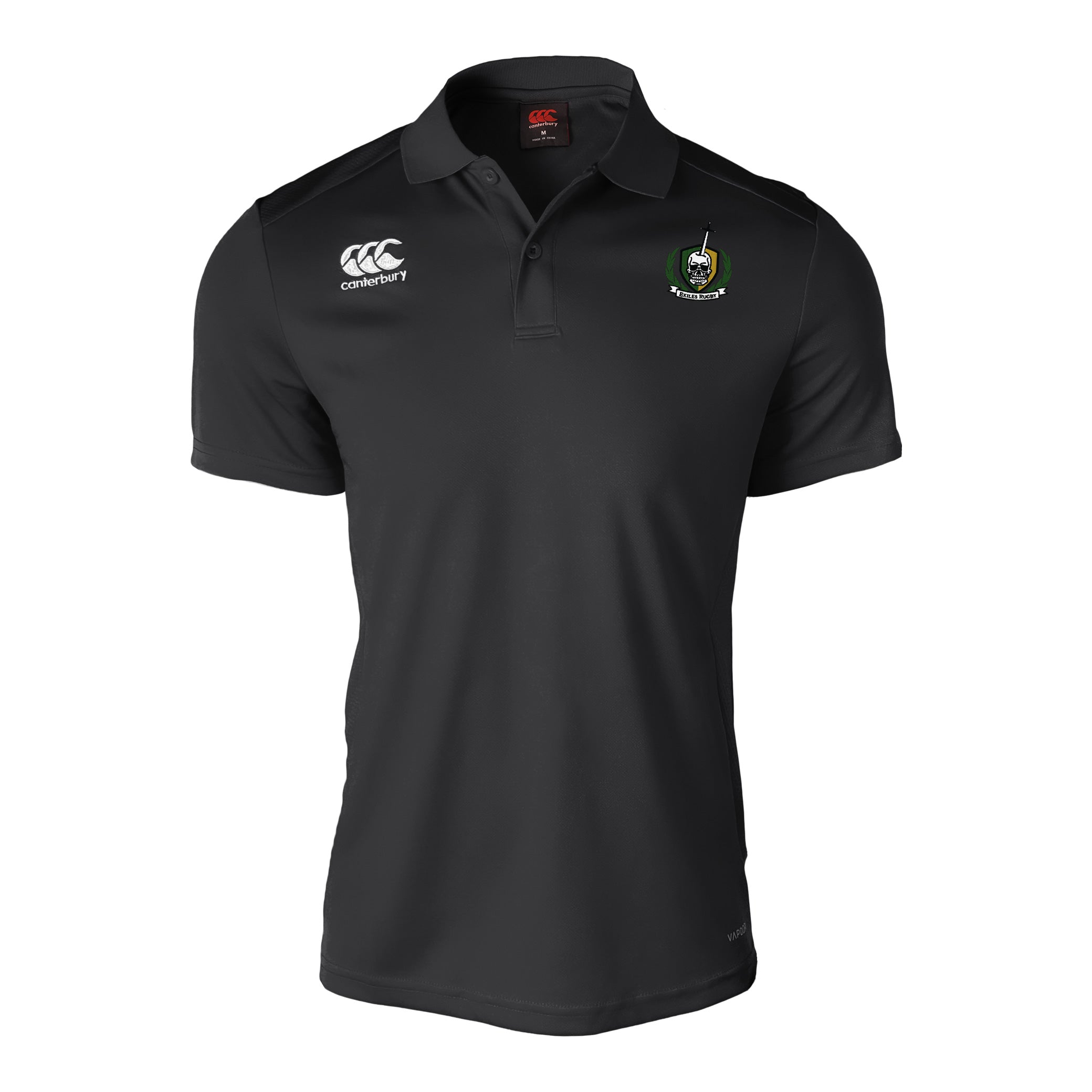 Exiles RFC CCC Dry Polo Shirt - Moisture Wicking & Breathable Performance Polo for Men - Perfect for Rugby, Golf & Casual Wear